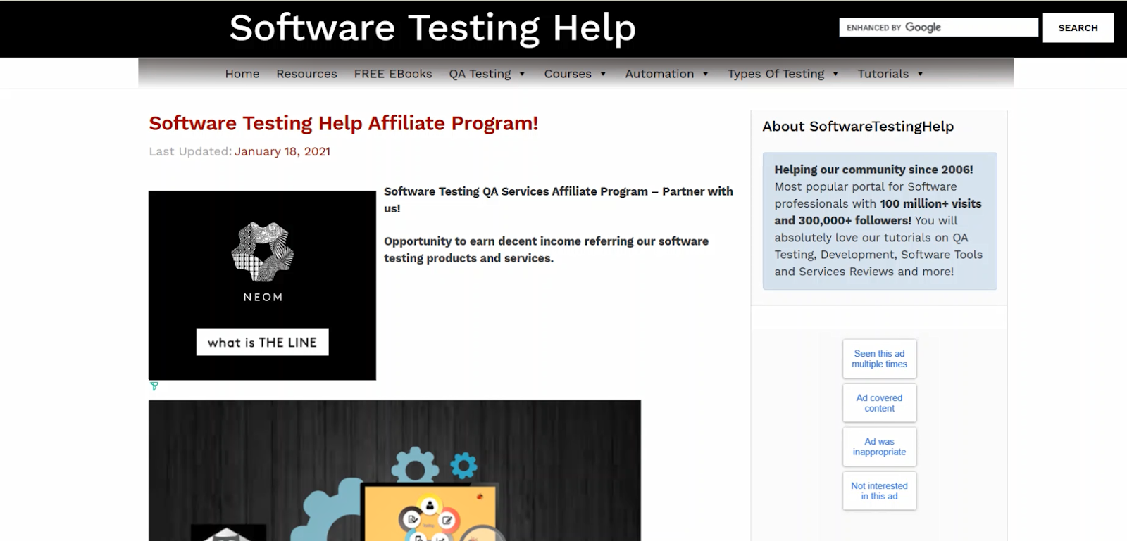 Software testing help affiliate program