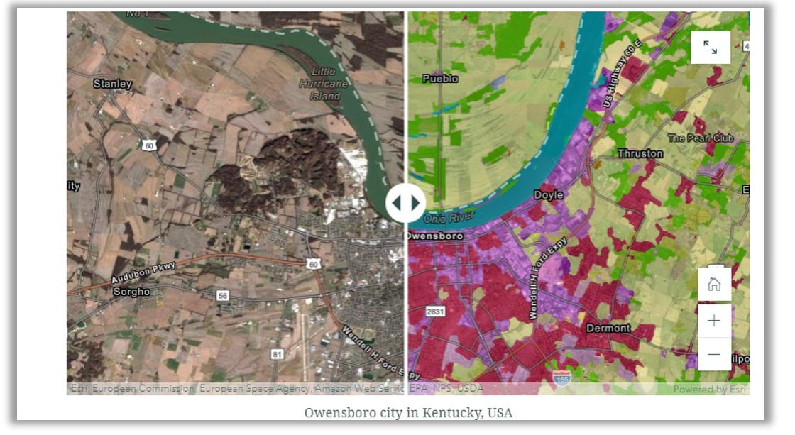 Owensboro city in Kentucky, USA