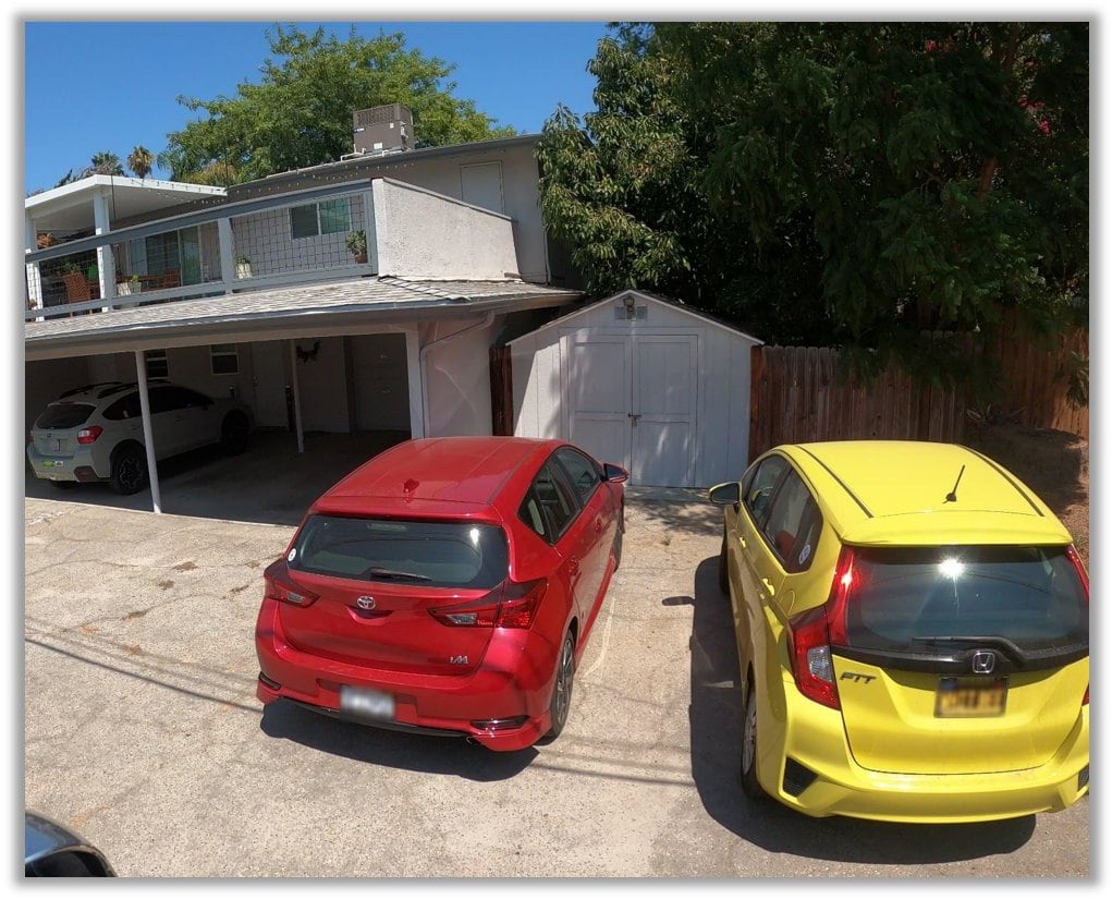 License plate blurring example