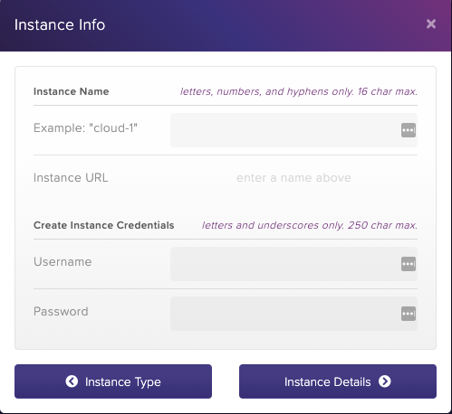 Instance Info