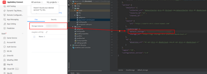 Checking for default_storage parameter