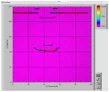 BSCAN measured reflection of bolt hole 2