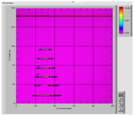 Measured reflection of railhead defect 2