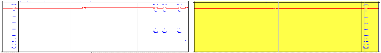 Samples of real frames with defect of group 30 - surface defect (head defect)