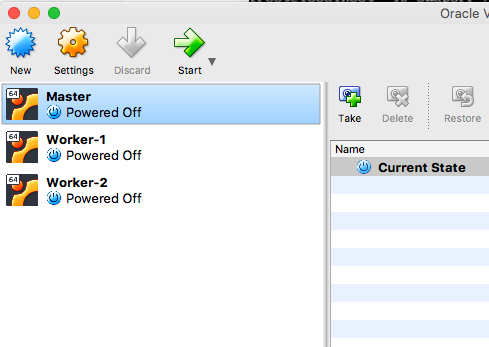 Master VM clones
