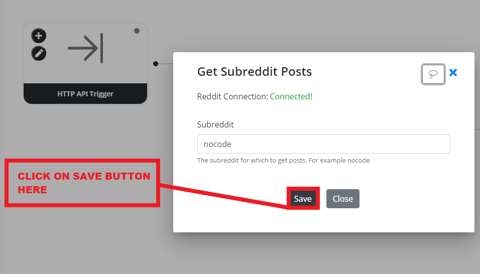 Save Configuration