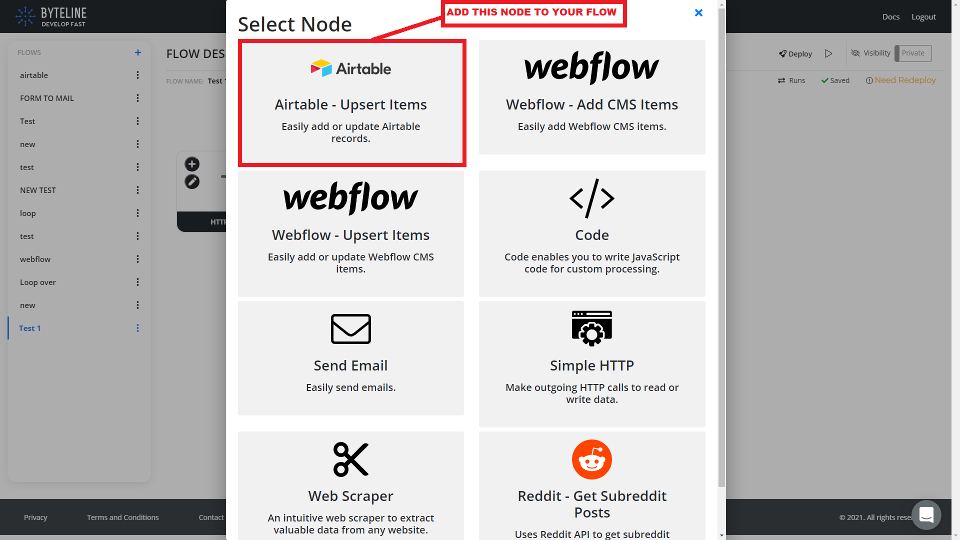 Adding Airtable to Flow