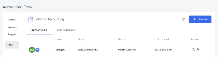 Quickbooks job completed