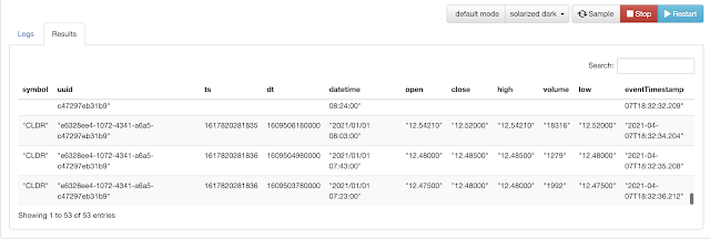 UUID Log List