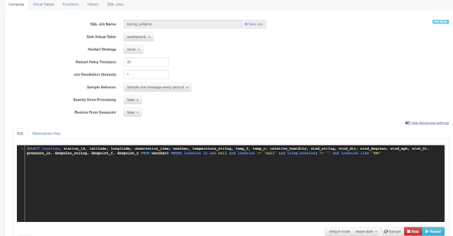 Compose SQL Materialized View