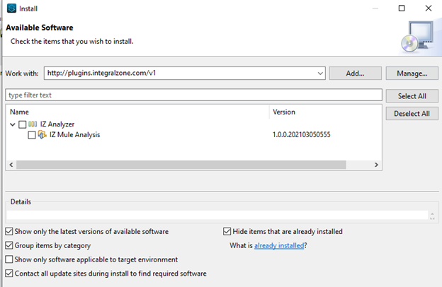 Install IZ Analyzer Setup