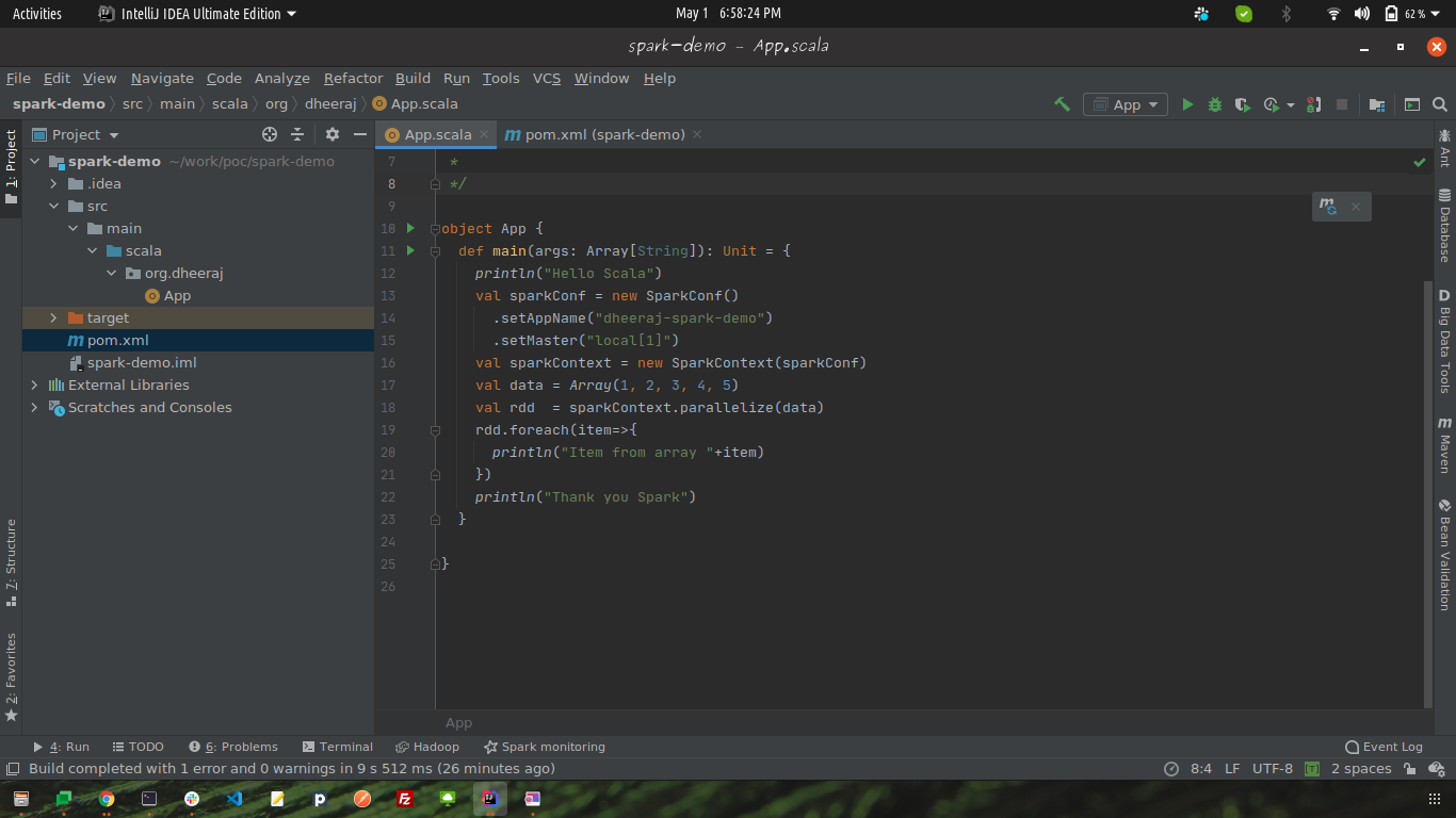 App.scala Screenshot