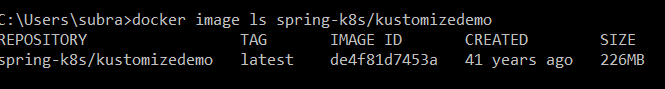 Checking Image Has Been Created