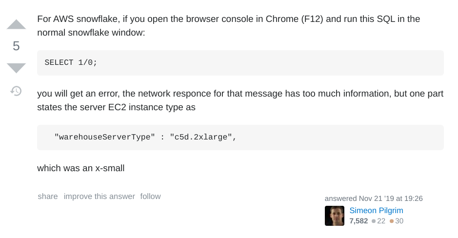 Determining size of server -- Stack Overflow messages