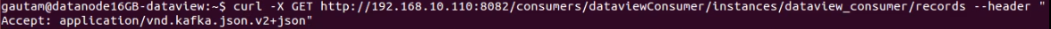 Consuming Published Message