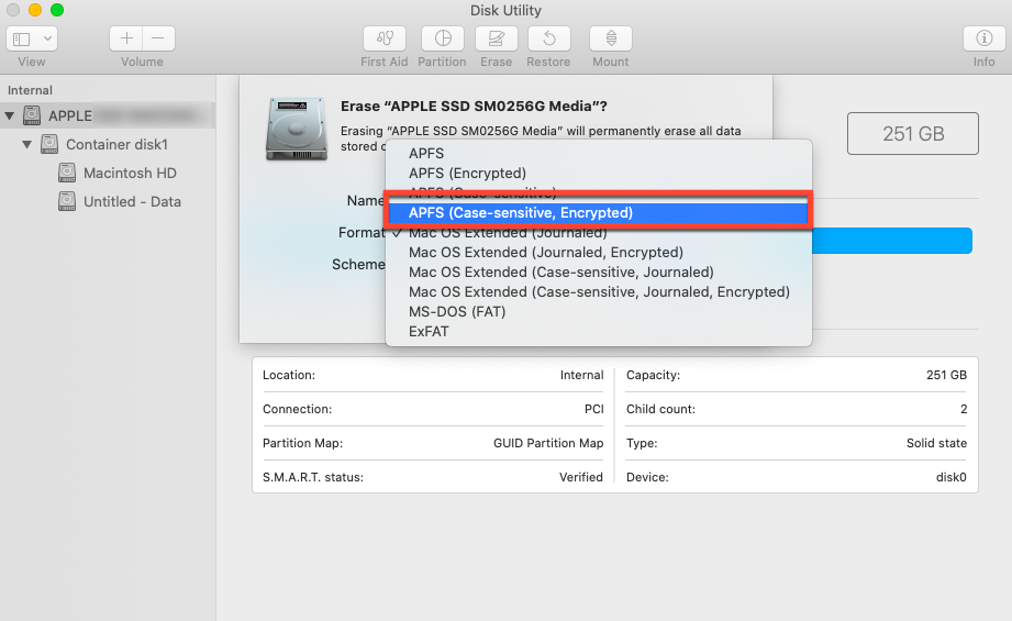 mac os extended journaled max file size