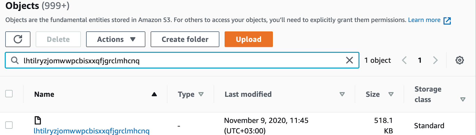 AWS console