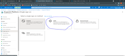 SAML as Single Sign-On