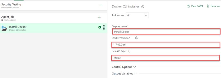 Docker Installer Task