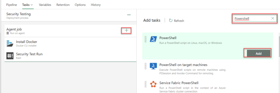 Powershell Task to convert ZAP XML Report to Azure DevOps Nunit Report Format 