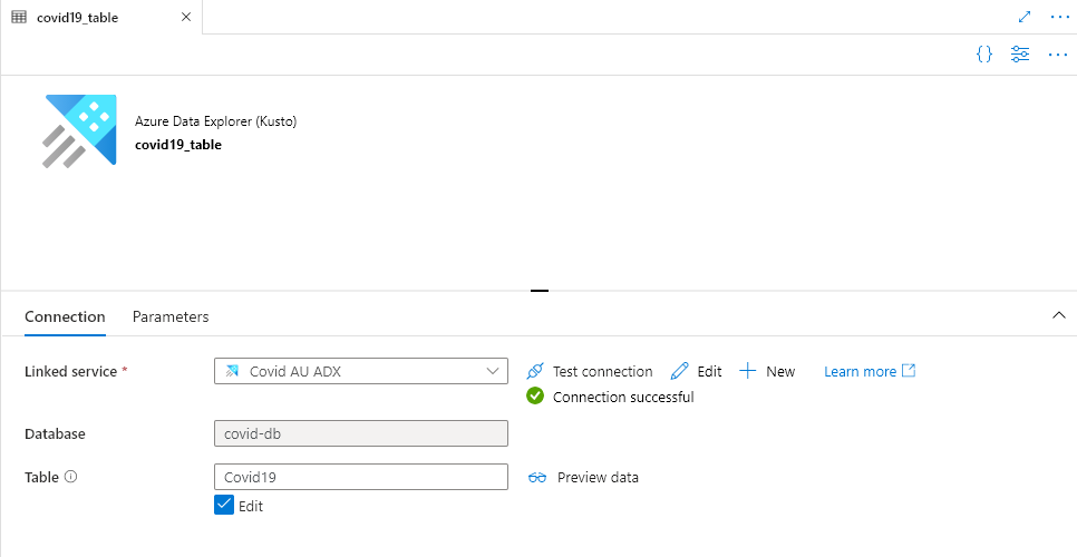 Create Kusto Dataset