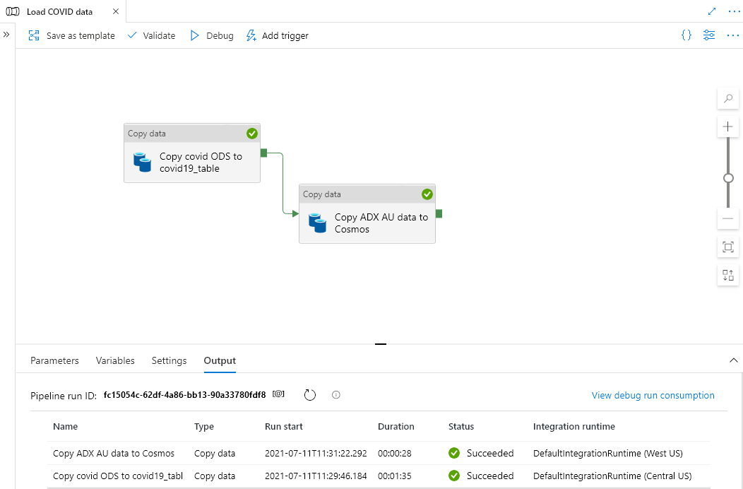 Debugging ADF Pipeline