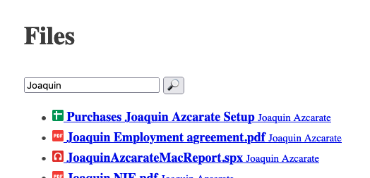 Example Final Application