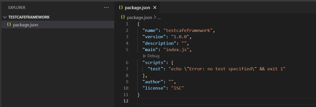 Npm init не работает в visual studio code