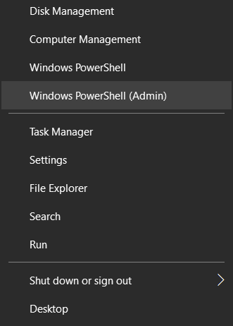 Windows PowerShell Admin