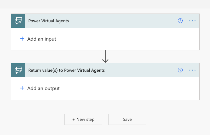 Microsoft Power Automate authoring screen