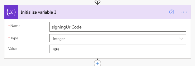 Using signingUrlCode variable to track the statusCode