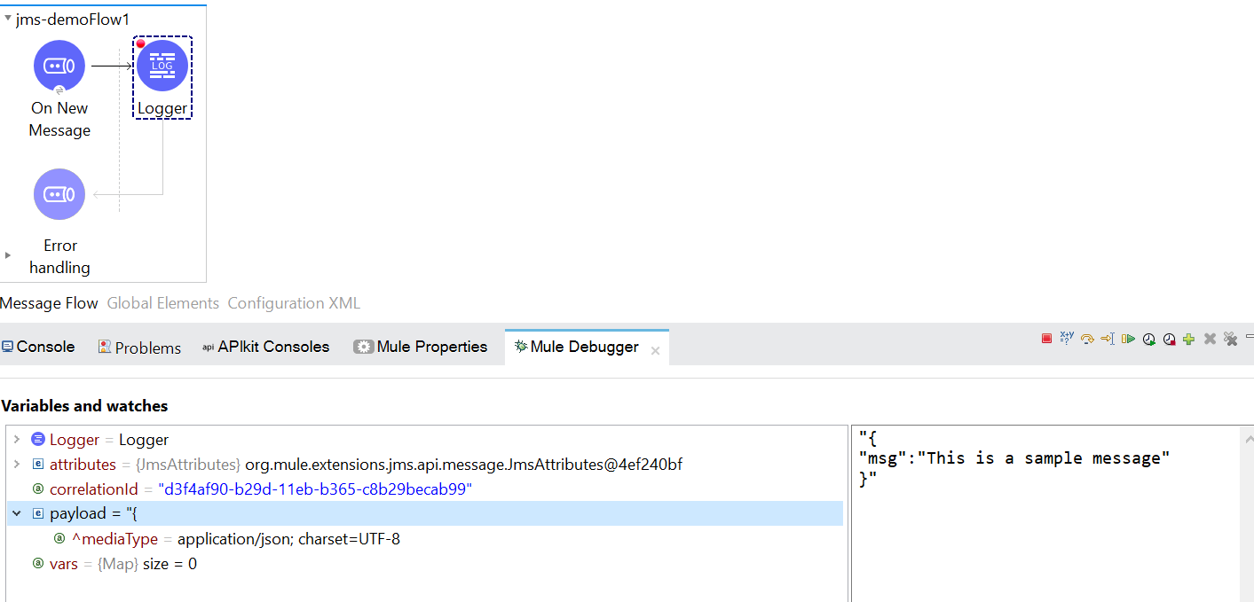 Checking Message Payload