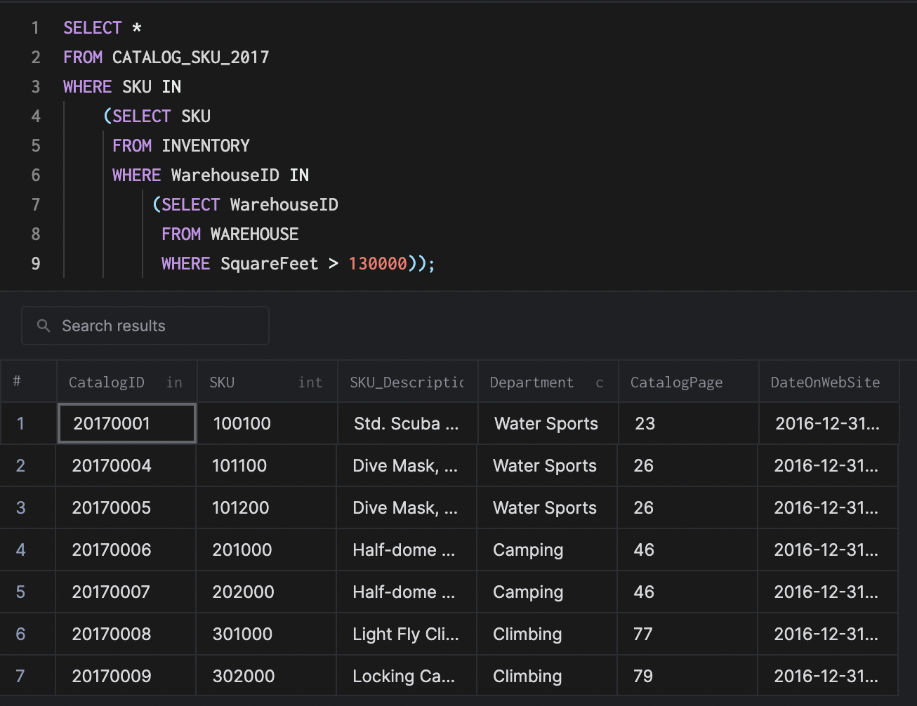 Using Nested Subqueries