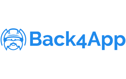 Back4App logo.