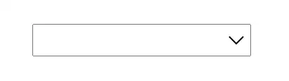 Example of HTML <select> in Chrome
