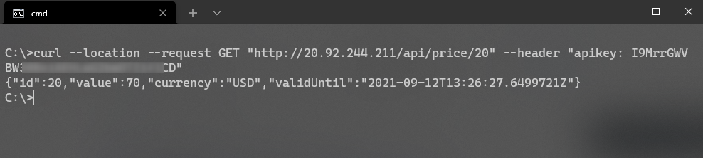Access the API Using the API Key