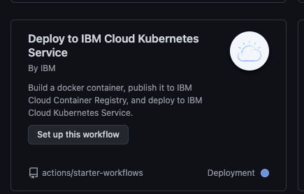 Deploy to IBM Kubernetes