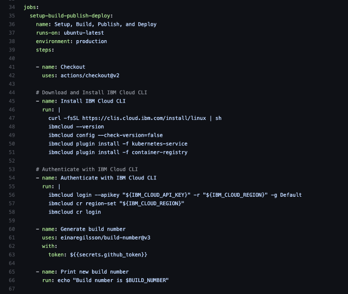 Environment variables