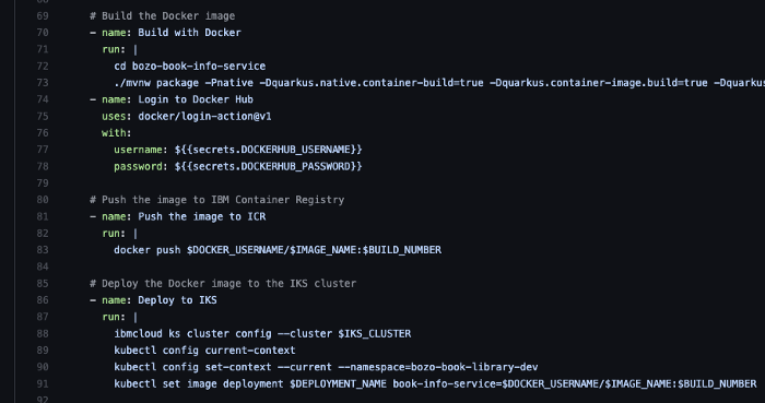 Environment variables