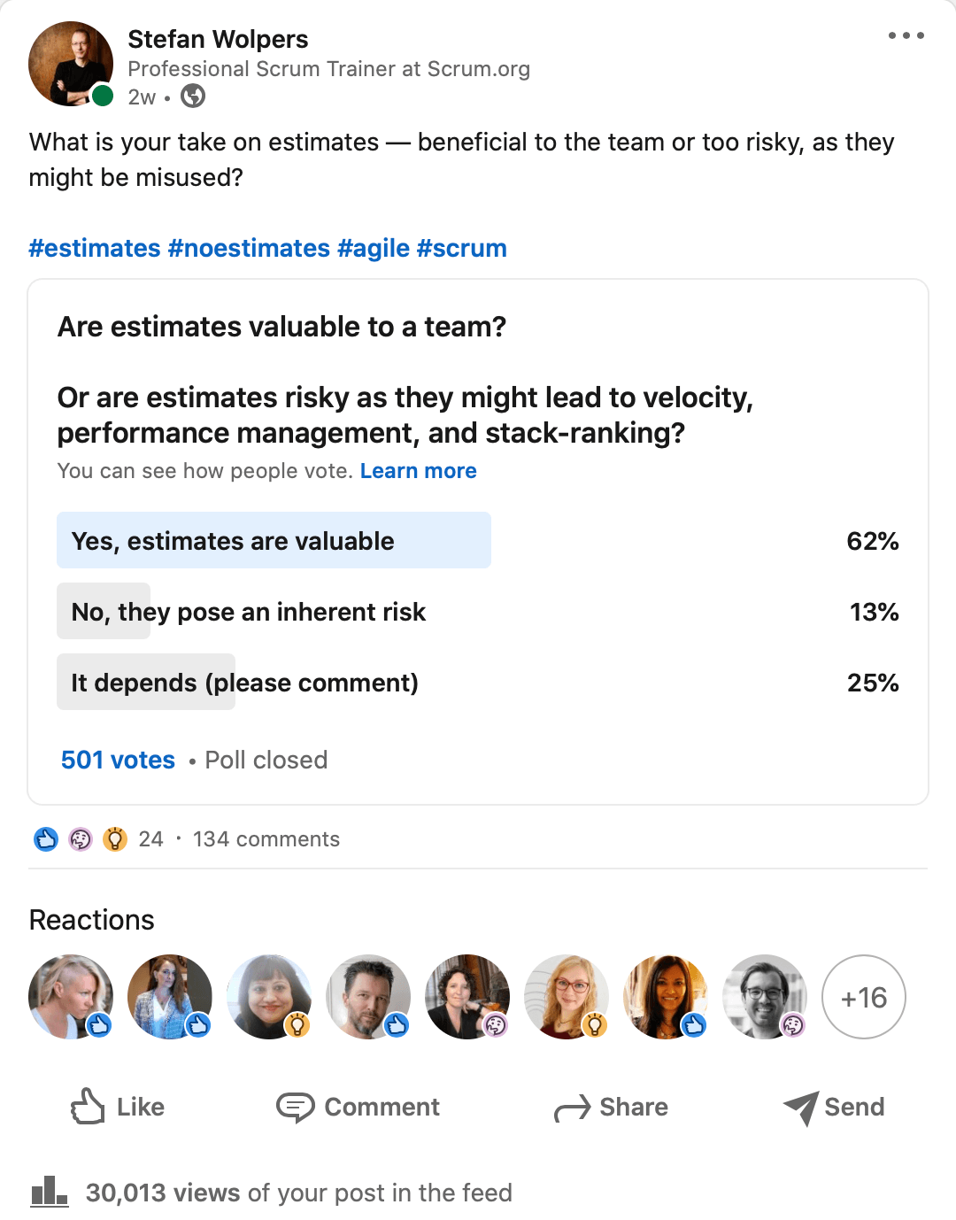 Are estimates valuable to a team? Or are estimates risky as they might lead to velocity, performance management, and stack-ranking?