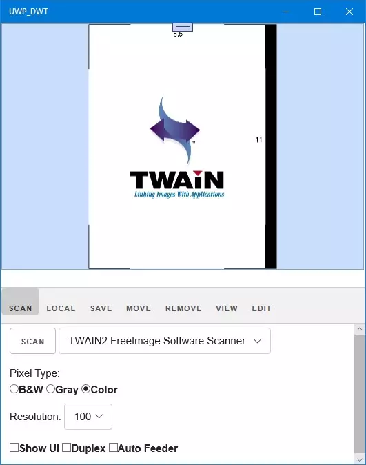 Dynamic Web Twin: Scan documents within WebView.