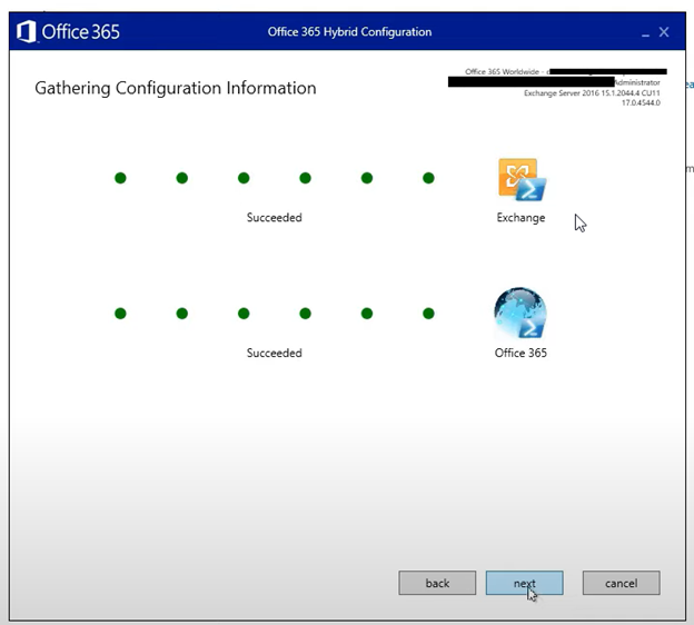 gathering configuration information