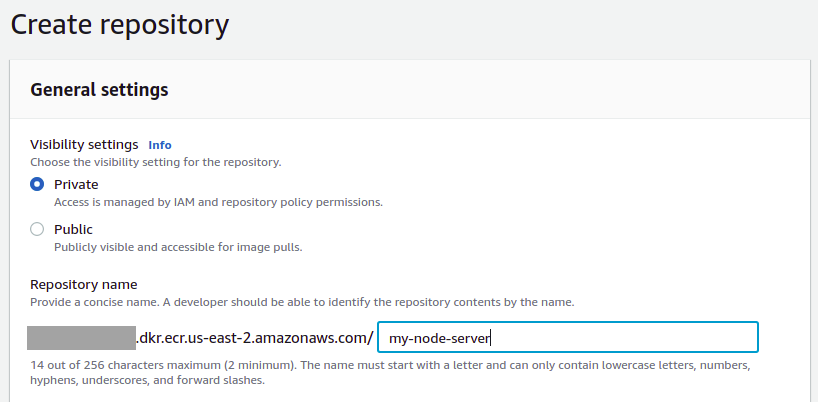 Spinning up a Node.js Server in a Container on AWS with EC2