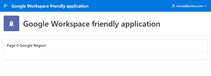 Google Workspace friendly application