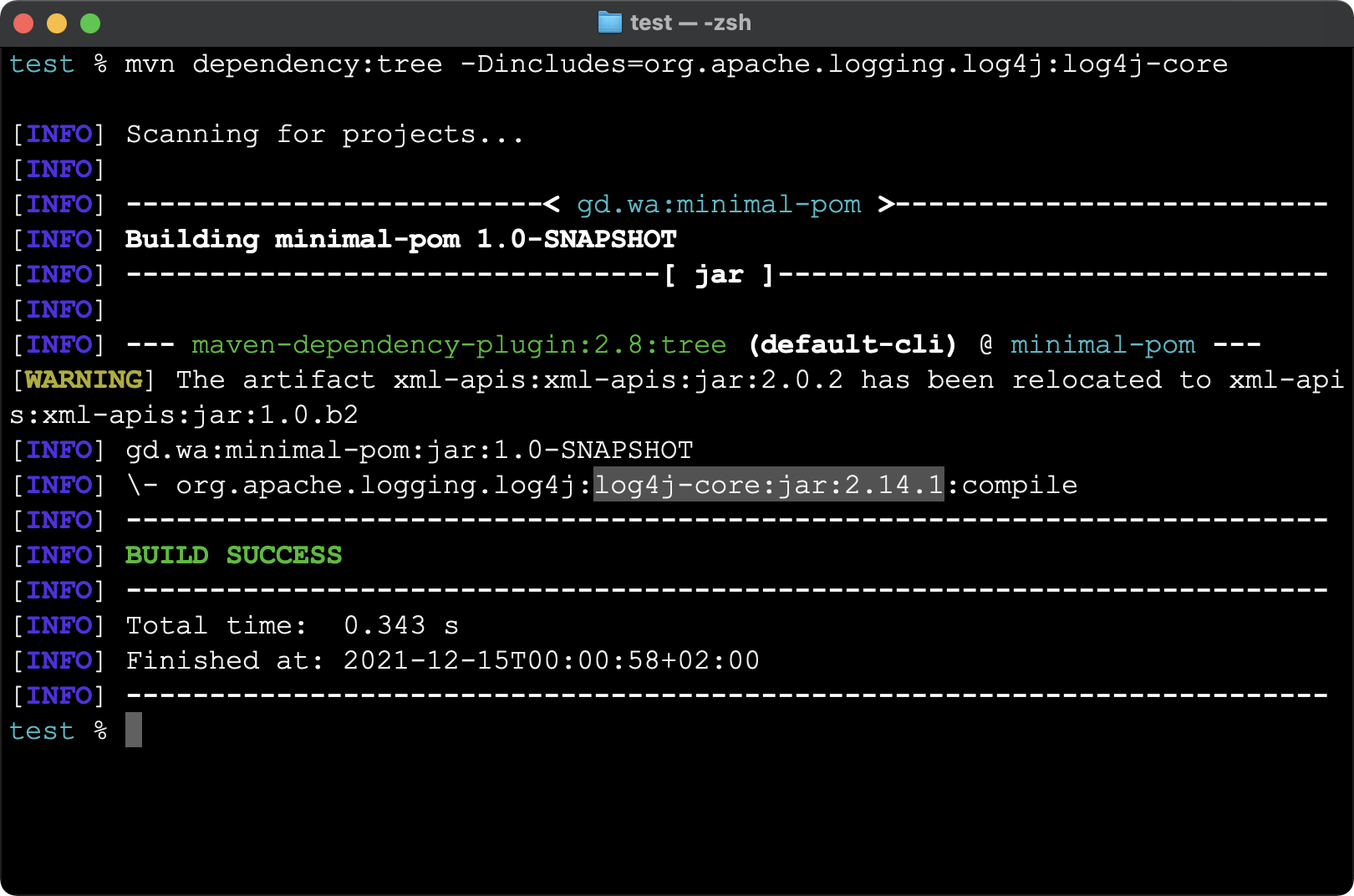 how-to-check-if-a-java-project-depends-on-a-vulnerable-version-of-log4j