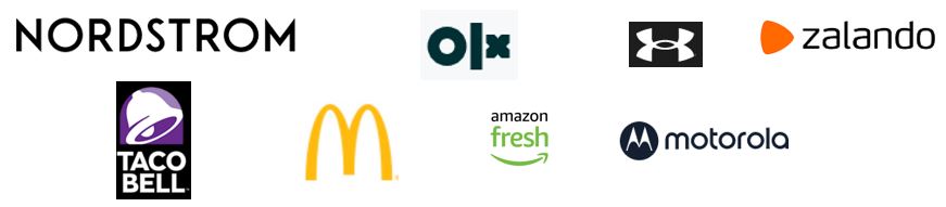 Snapshot of companies using AWS for eCommerce