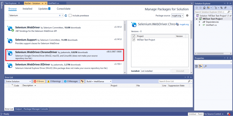 Chromedriver install