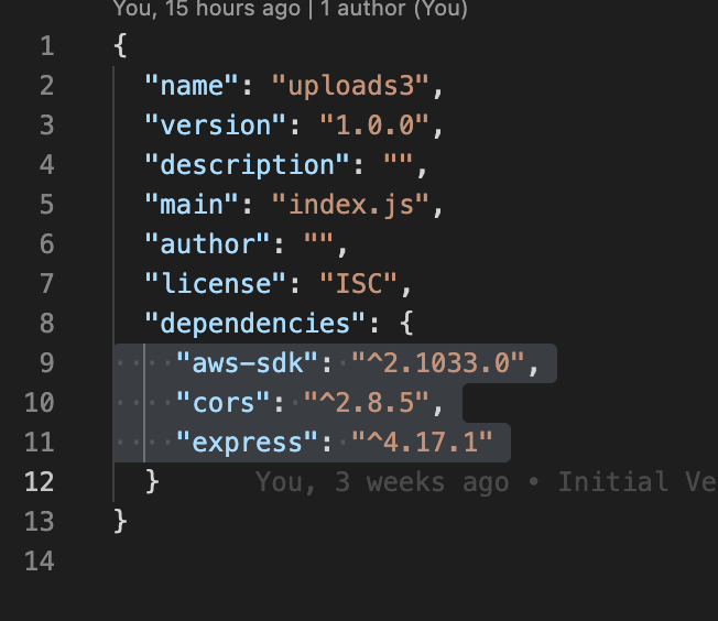 Updated Dependencies in package.json