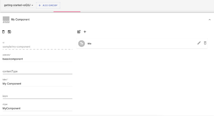 Getting started with my component