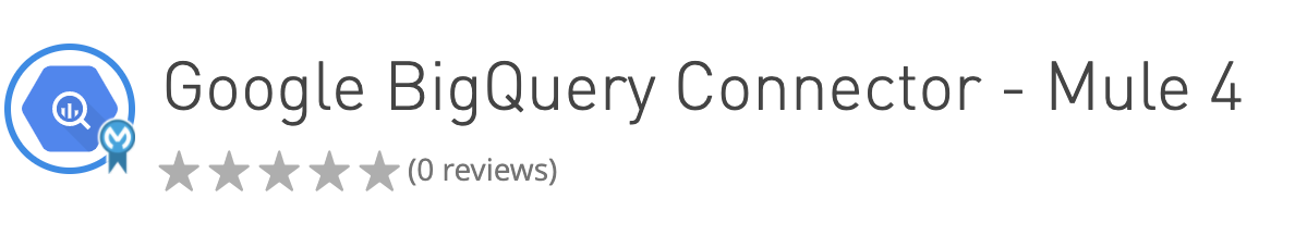 Google BigQuery Connector - Mule 4